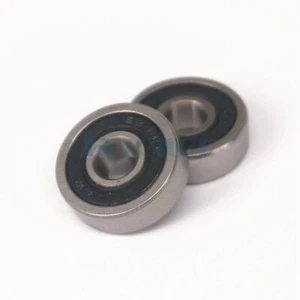 Rodamiento de bolas de ranura profunda blindado de pared delgada 625-2RS 5x16x5 mm ABEC3 10 piezas - Imagen 1 de 5