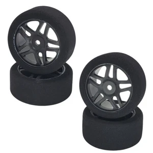 Neumáticos/ruedas de espuma prepegados NHX RC 1/10 Alpha SH40 (4) - negros - Imagen 1 de 3