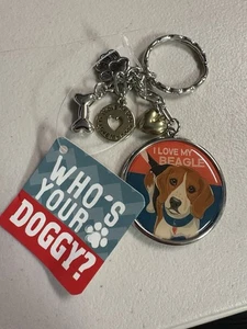 Beagle Dog Key Chain Weigh Charms By “Who’s Your Doggy?” - Picture 1 of 3