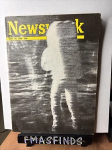 PR4 1969 MAN ON THE MOON July 28 SPACE NEWSWEEK Magazine Newsstand  - Bild 1 von 1