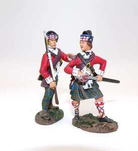 Britains Toy Soldiers Am Revolution #17837 Redoubt British 71st Highlanders Cmnd - Picture 1 of 8