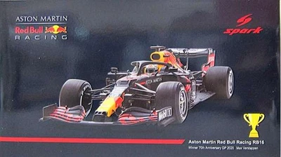 Spark Max Verstappen 18S486 1/18 Red Bull Aston Martin Honda RB16 Minicar - Image 1 of 4