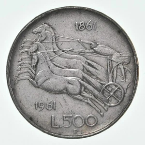 SILVER - WORLD Coin - 1961 Italy 500 Lire - World Silver Coin *778 - Picture 1 of 3