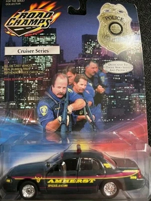 ROAD CHAMPS CRUISER SERIES AMHERST NY POLICE 2002 1:43 DIECAST LOOSE NO PACKAGE  - Image 1 of 4