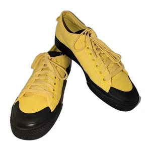 Adidas Nizza Yellow Black Sneakers Shoes Mens Sz 7 Low HQ9866 NEW NWOB Authentic - Picture 1 of 21