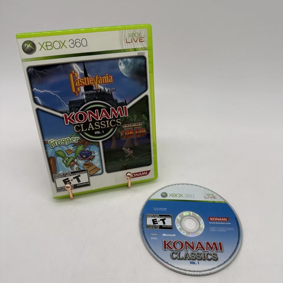 Konami Classics Vol. 1 (Microsoft Xbox 360) No Manual | TESTED - Image 1 of 4
