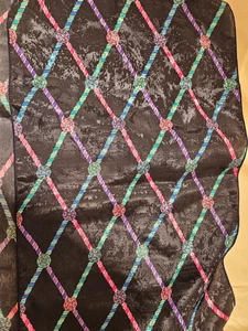 Bufanda suave sin marca para mujer azul marino rosa verde púrpura 72" X 10" - Imagen 1 de 3