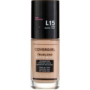 2 Pack CoverGirl TruBlend Matte Made Liquid Foundation, Porcelain L15, 1 fl oz - Picture 1 of 2
