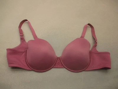 Sujetador Demi Ajustable 40C Vanity Fair Para Mujer Rosa Forrado con Aros Cierre Trasero 10G Foto 1 de 4