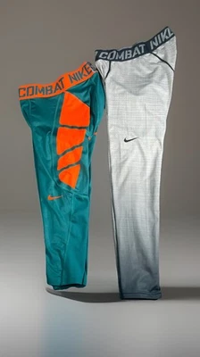 [2] Pantalones al Tobillo de Compresión Nike Pro Combat Hombres L Leggings Atléticos Gimnasio Correr Foto 1 de 4