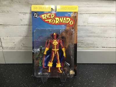 Figura de acción DC Direct 2001 Red Tornado totalmente posable Liga de la Justicia NUEVA  Foto 1 de 2