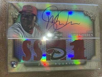 2013 Topps Triple Threads 2013 Rookie /99 Didi Gregorius #167 Rookie Auto RC - Image 1 of 2
