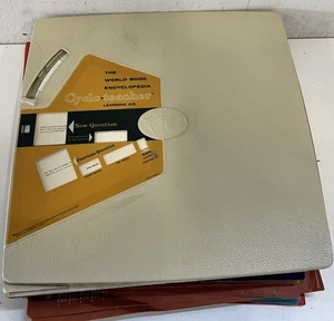 Cyclo Teacher Learning Aid Set World Book Encyclopedia Home School Study Vintage - Picture 1 of 12