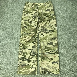 Under Armour Cargohose Herren 32x32 Camouflage UA Sturmjagd Outdoor Taschen - Bild 1 von 15