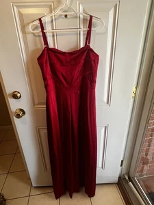 Rotes Seiden Gianni Bini Kleid Größe 8 - Bild 1 von 7