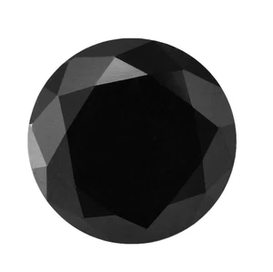 Diamante nero naturale rotondo non trattato (sudafricano) @0,25 cts ciascuno - Picture 1 of 16