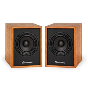 Electrohome Huntley Powered Bluetooth Bookshelf Speakers - Picture 1 of 9