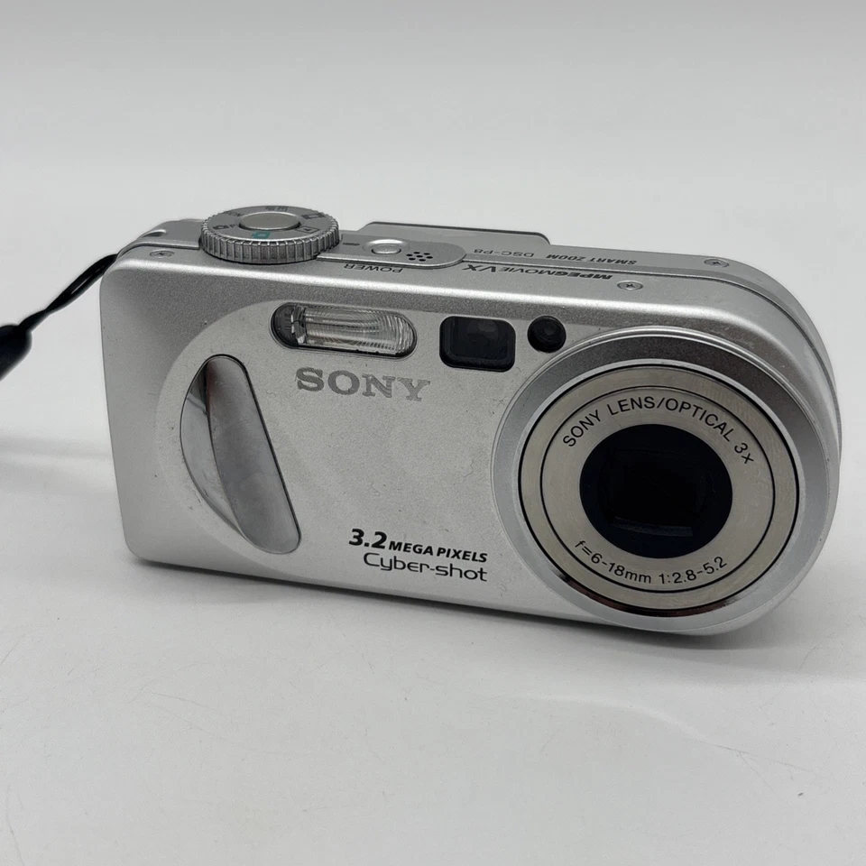 Sony Cyber-shot DSC-P8 3.2MP Digital Camera - Silver Untested - Image 1 of 4