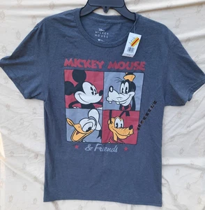 NWT WALT DISNEY MICKEY MOUSE GOOFY DONALD DUCK PLUTO T-SHIRT MEDIUM - Picture 1 of 4