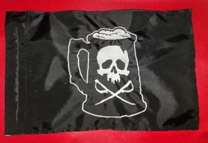 Custom Skull Mug Safety Flag ATV UTV SAILBOAT KAYAK recumbent trike - Picture 1 of 5