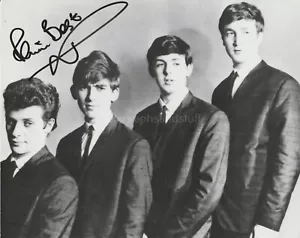 Foto autógrafa 8x10 firmada a mano por Pete Best baterista de The Beatles - Imagen 1 de 2