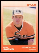1988 Star Hagerstown Suns Tom Harms Hagerstown Suns #8