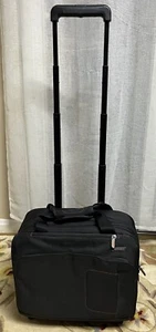 Briggs & Riley VBR412X-4 Expandable Black Rolling Wheeled Briefcase Laptop Bag - Picture 1 of 13