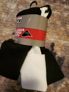 3 Pair Black &White  LADIES Distinctly Basic  Textured Anklet Socks Sz. 10-13New - Picture 1 of 4