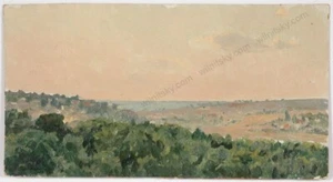 Vladimir Sinitski (1896-1986) "Coastal Landscape", Oil Painting, 1950 (1) - Picture 1 of 3