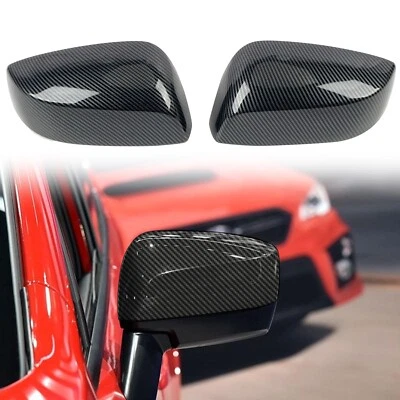 US Ship for Subaru WRX 2015-2021 Side Rearview Mirror Cap Decorative Cover 2pcs Foto 1 de 4