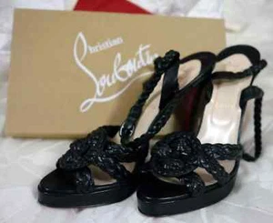 Sandalia con plataforma de cuero Christian Louboutin Marmela - Nueva en caja - Imagen 1 de 11