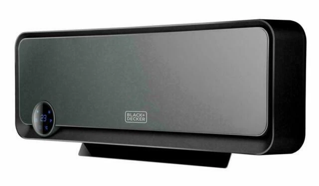BLACK+DECKER BXWSH2000E 2000W Termoconvettore a Parete - Nero