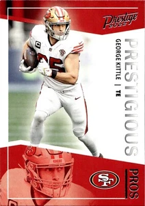 2022 Prestige #PP-11 George Kittle Prestigious Pros Near mint or better - Picture 1 of 2