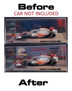 1/43 McLaren MP4/23 Background Insert for F1 Car Collection Panini - Scuderia GP - Picture 1 of 2