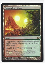1 x Foil MTG Copperline Gorge Magic The Gathering Scars of Mirrodin Set Foil