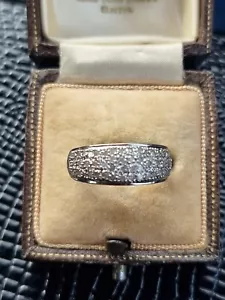 Vintage Diamond Ring Yellow Gold Hallmarked Gorgeous - Picture 1 of 8