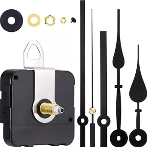 Battery-Powered Clock Movement Kit with Adjustable Shaft and Replacement Hands - Picture 1 of 1