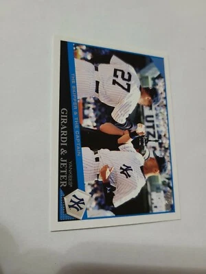 2012 Topps Baseball Card Girardi and Jeter UH69 - Image 1 of 2