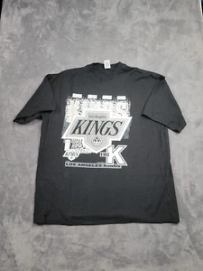 Vintage 1993 Magic Johnson T's Los Angeles Kings T-Shirt Sz XXL Black USA Made - Picture 1 of 14