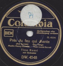 Tino Rossi singt französische Chansons 1941 : Pres du feu qui chante