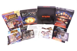 4 PC Spiele Star Trek Eastern Front Earth 2150 Anno 1602 Big Box 5 CD ROM OVP - Bild 1 von 1