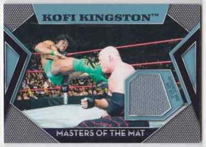 2011 TOPPS WWE MASTERS OF THE MAT RELIC KOFI KINGSTON - Picture 1 of 2