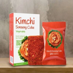Kimchi sunseng Vegetable Vegan paste sauce powder seasoning kit 30g x 2 cube - Picture 1 of 8