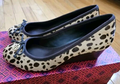 NIB Tory Burch Chelsea Cheetah Animal Haircalf Print Cute Pump Shows Sz6 - Image 1 of 4