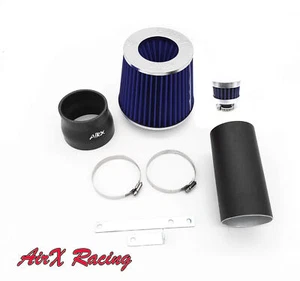 AirX Racing Coat Black-Blue For 99-05 VW Jetta 1.8L 1.8L 2.0L 2.8L Air Intake - Picture 1 of 3
