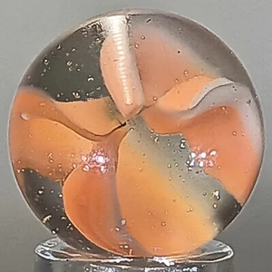 Vintage Vitro Hybrid Cat's Eye Marble .43 Inches Near-Mint Condition - Picture 1 of 12