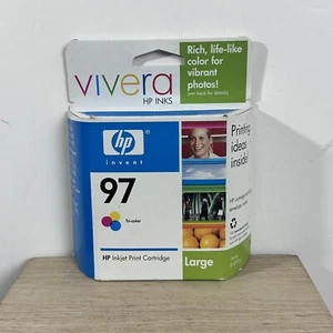 Versiegelt Original Vivera HP 97 dreifarbige große Tintenpatrone LÄUFT AB - MÄRZ 2006 - Bild 1 von 6