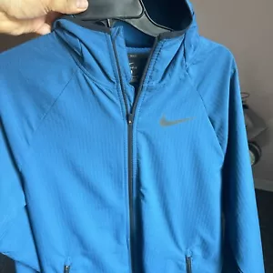 Nike Men's Flex Hooded Training Jacket Small Neptune Blue MSRP $75 - Picture 1 of 9