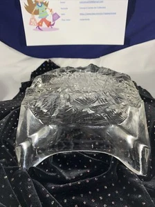 unique Art glass bowl display Not Sure Right Side Up Or Right side Down?? RARE - Picture 1 of 10