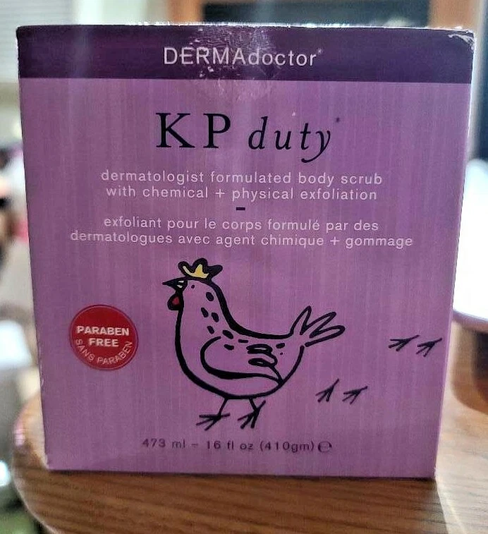 DERMAdoctor KP Duty Body Scrub 16 oz NIB! - Image 1 of 2